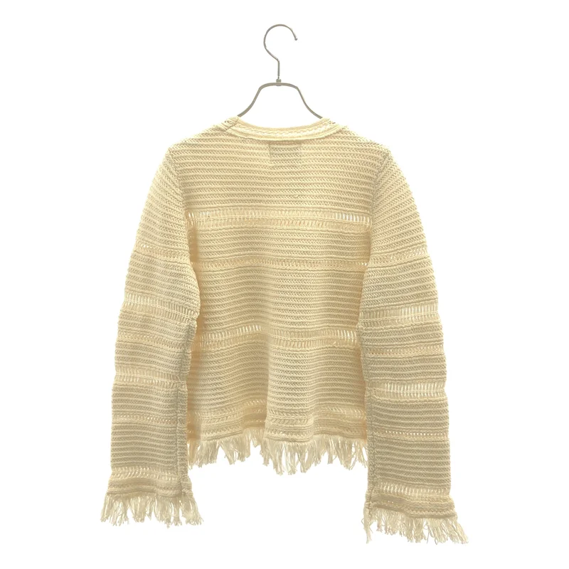 ISABEL MARANT ETOILE / イザベルマランエトワール | Azilis フリンジ プルオーバー ニット | 34 | レディース