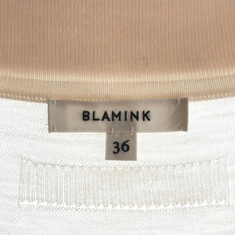 BLAMINK / ブラミンク | ウール スキッパー ニット | 36 | レディース
