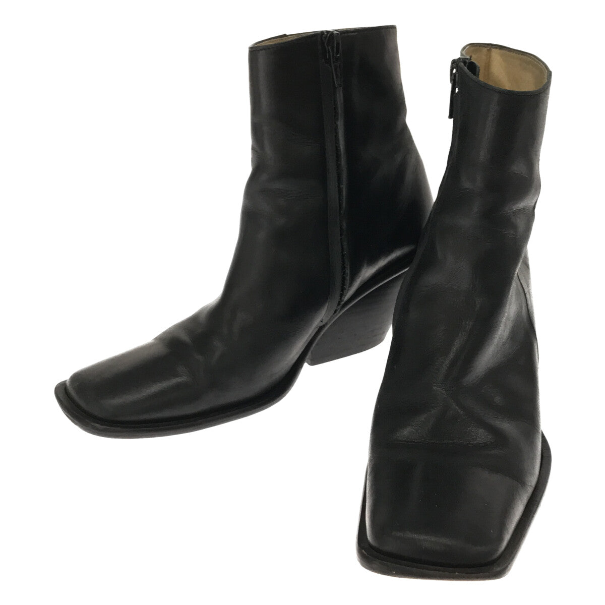 UNTISHOLD / アンチショルド | Naty -5 Leather レザー ショートブーツ