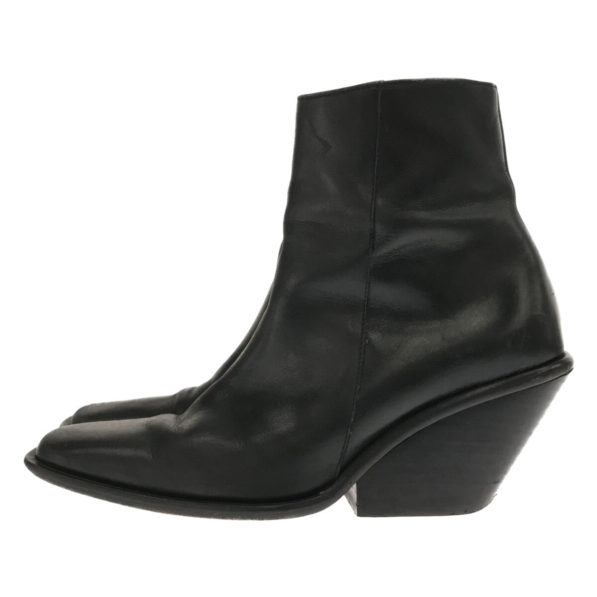 UNTISHOLD / アンチショルド | Naty -5 Leather レザー ショートブーツ