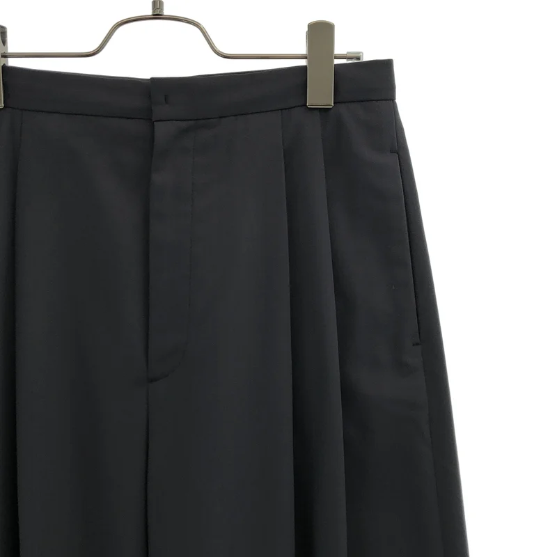 ATON / エイトン | 2025SS | WOOL TROPICAL WIDE EASY PANTS / ウールトロピカル ワイドイージーパンツ | 2 | レディース