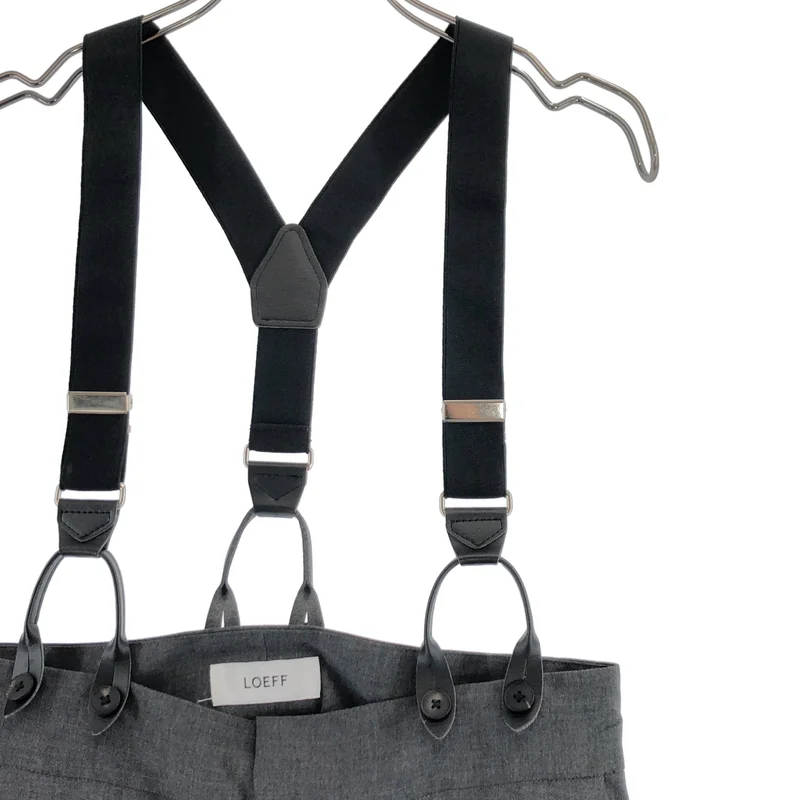 LOEFF / ロエフ | サスペンダー スラックス パンツ | 0 | レディース