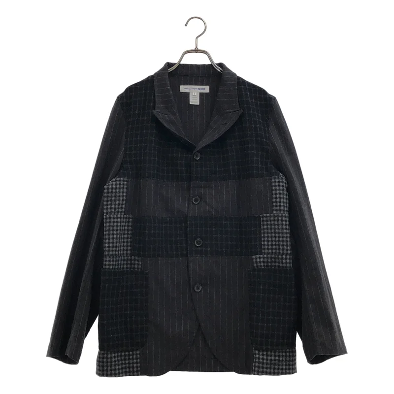 COMME des GARCONS SHIRT / コムデギャルソンシャツ | 2019AW | パッチワーク ジャケット | S | メンズ