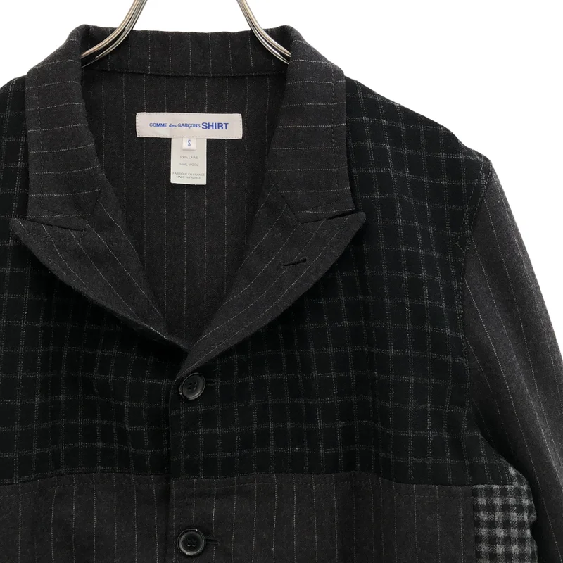 COMME des GARCONS SHIRT / コムデギャルソンシャツ | 2019AW | パッチワーク ジャケット | S | メンズ