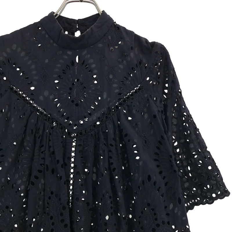 ZIMMERMANN / ジマーマン | レース プルオーバー 半袖ブラウス | 0 | レディース