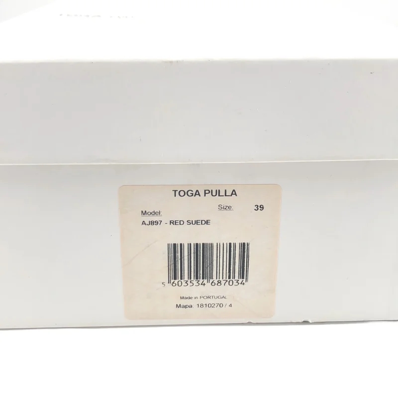 TOGA PULLA / トーガプルラ | スエードレザー スリングバック パンプス | 39 | レディース