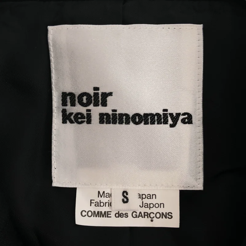 noir kei ninomiya / ノワールケイニノミヤ | 2023AW | レースアップ 変形 ダブルブレスト テーラードジャケット | S | レディース
