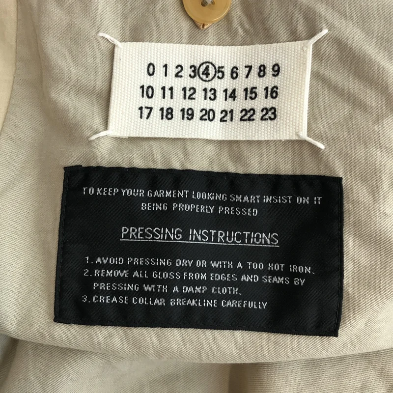Martin Margiela / マルタンマルジェラ | 2006AW | 本人期 コットン ベルテッド ステンカラーコート | 38 | レディース