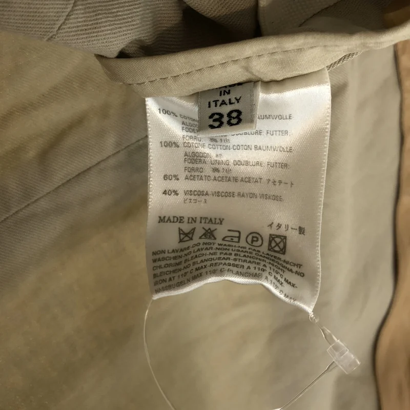 Martin Margiela / マルタンマルジェラ | 2006AW | 本人期 コットン ベルテッド ステンカラーコート | 38 | レディース