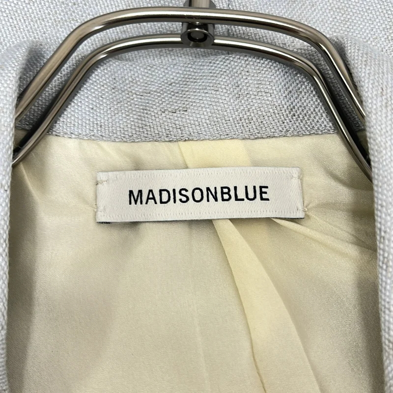 MADISON BLUE / マディソンブルー | リネン混 ピークドラペル テーラードジャケット | XS | レディース