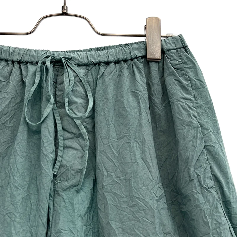 ATON / エイトン | CATCH WASHER NYLON OVER PANTS シワ加工 ナイロン イージーパンツ | 2 | レディース