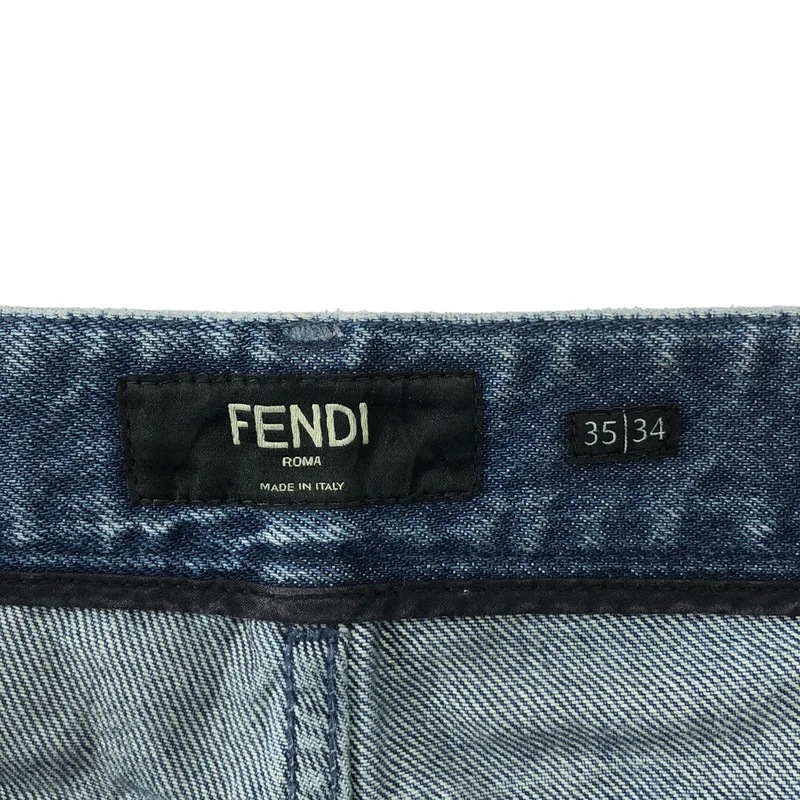 FENDI / フェンディ | ズッカ ダメージ デニムパンツ | 35 | メンズ