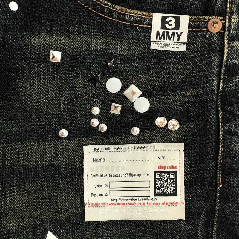Maison MIHARA YASUHIRO / メゾンミハラヤスヒロ | EMBELLISHED JEANS デニムパンツ | 44 | メンズ