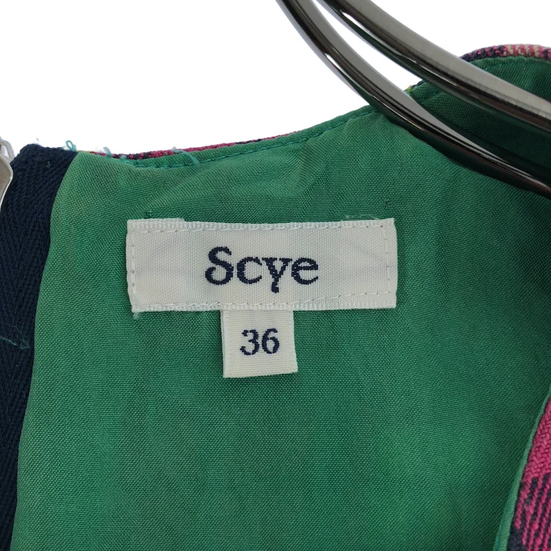 SCYE / サイ | チェック ノースリーブワンピース | 36 | レディース