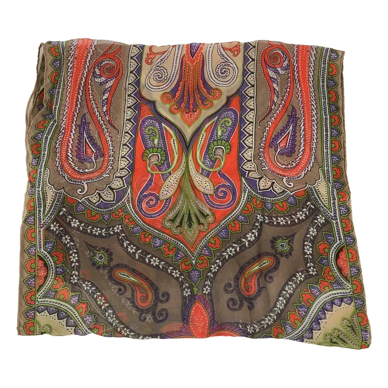 ETRO / エトロ | シルク ペイズリー ストール |