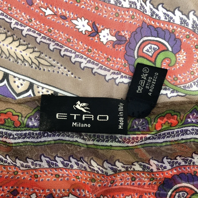 ETRO / エトロ | シルク ペイズリー ストール |