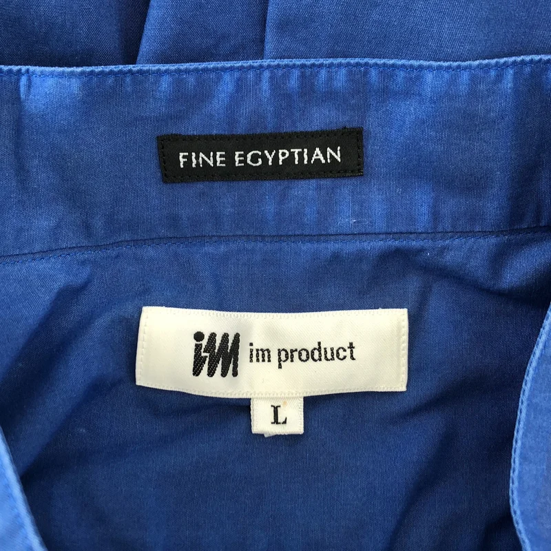 im product ISSEY MIYAKE  / アイムプロダクト イッセイミヤケ | 1990s | FINE EGYPTIAN マオカラーシャツ | L | メンズ