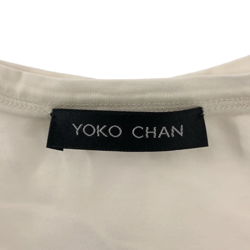 YOKO CHAN / ヨーコチャン | コットン パフスリーブ ペプラム ブラウス | 36 | レディース