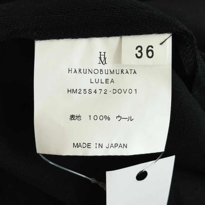 HARUNOBUMURATA / ハルノブムラタ | 2025SS | LULEA/サマーウールドレープワンピース | 36 | レディース