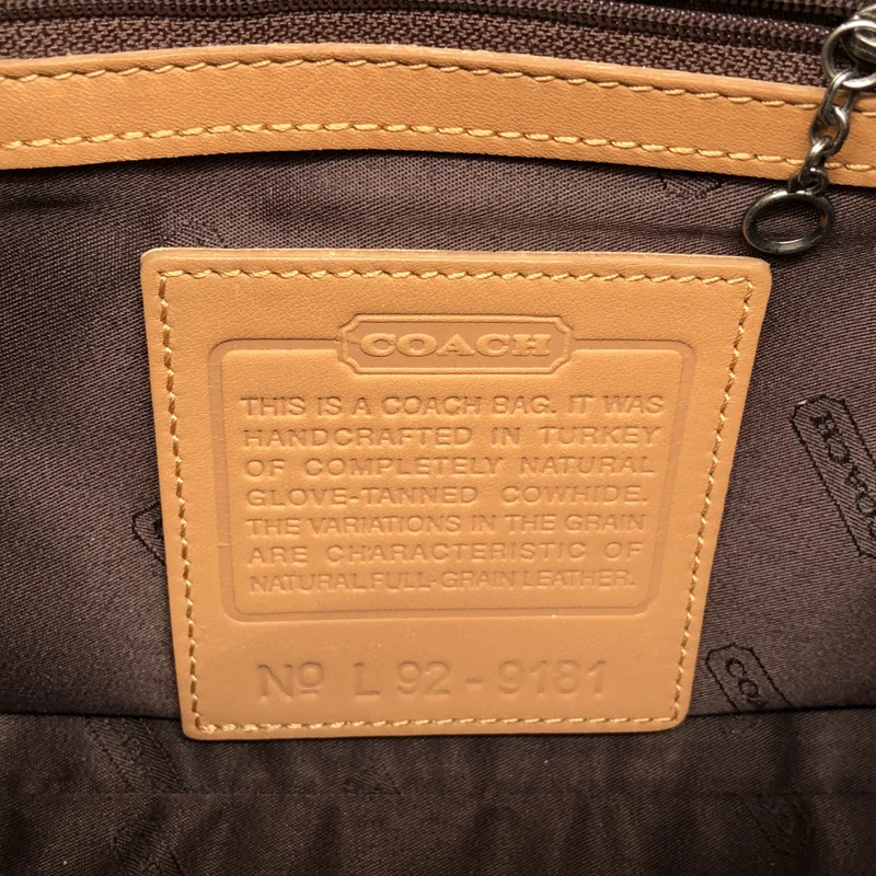 COACH / コーチ | レザー ハンドバッグ |