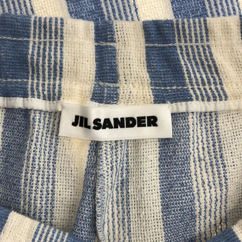 JIL SANDER / ジルサンダー | コットン マルチストライプ リラックスパンツ | 34 | レディース