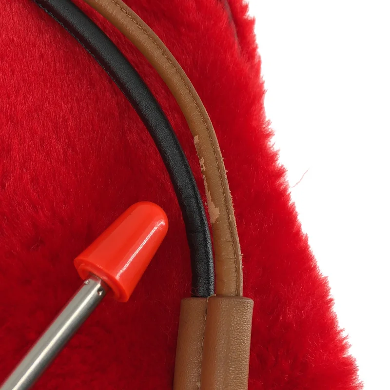 TOGA / トーガ | レザーハンドル 2WAY ファーショルダーバッグ |