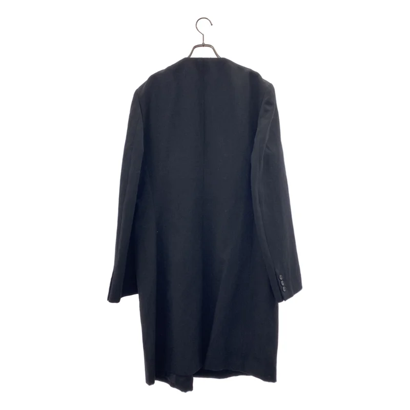 COMME des GARCONS HOMME PLUS / コムデギャルソンオムプリュス | 2022AW | ノマド ウール リネン ノーカラー ロングジャケット | L | メンズ