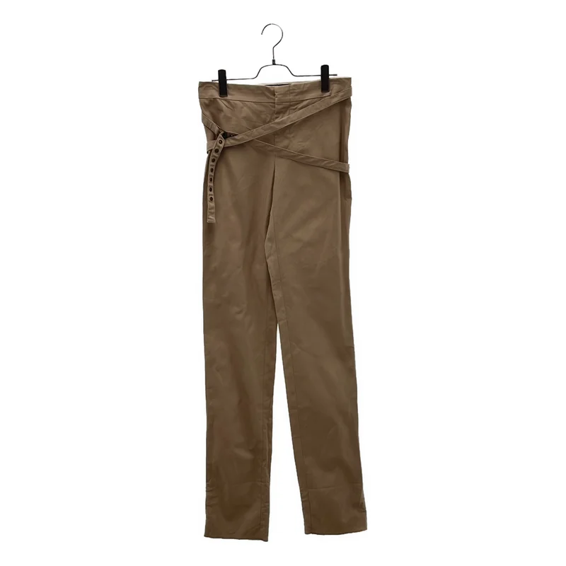 GUCCI / グッチ | コットン ベルテッド ロールアップ ワークパンツ | 38 | レディース