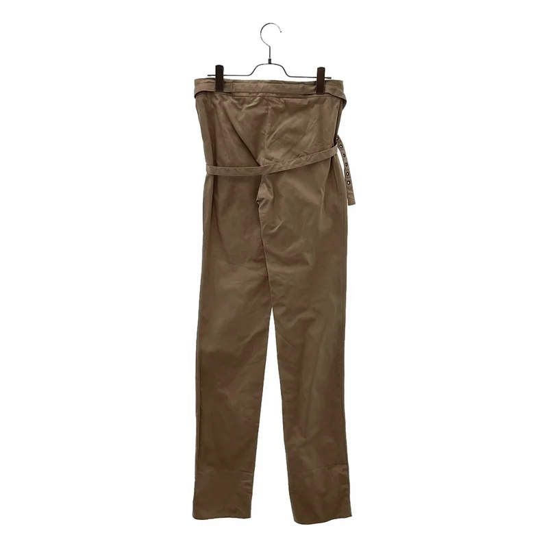 GUCCI / グッチ | コットン ベルテッド ロールアップ ワークパンツ | 38 | レディース