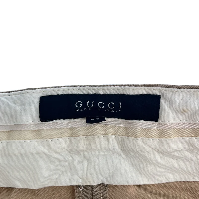 GUCCI / グッチ | コットン ベルテッド ロールアップ ワークパンツ | 38 | レディース