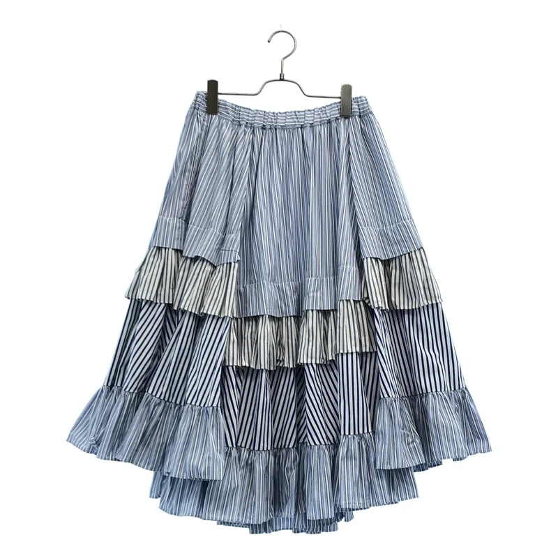 COMME des GARCONS COMME des GARCONS / コムコム | 2026SS | ストライプ ティアード スカート RQ-S010 | S | レディース