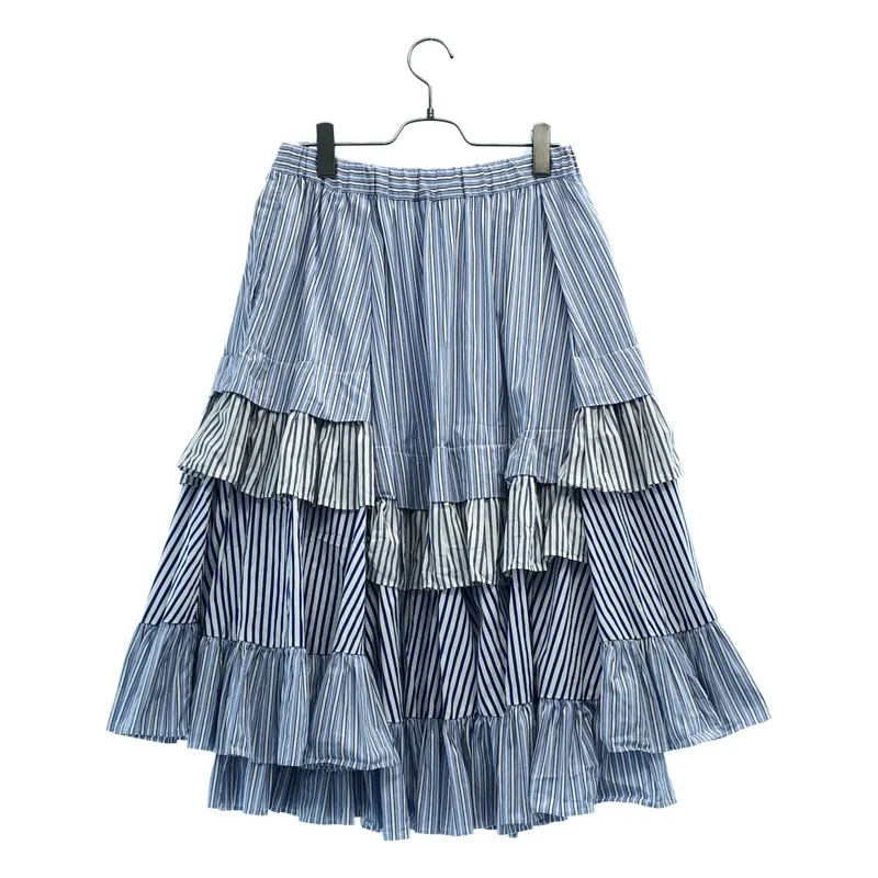 COMME des GARCONS COMME des GARCONS / コムコム | 2026SS | ストライプ ティアード スカート RQ-S010 | S | レディース