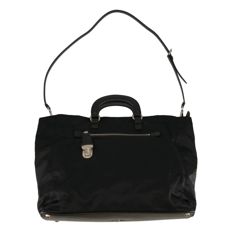 PRADA / プラダ | VA0839 / ナイロン トライアングルロゴ 2WAY レザーハンドル ボストンバッグ |