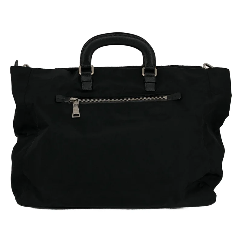 PRADA / プラダ | VA0839 / ナイロン トライアングルロゴ 2WAY レザーハンドル ボストンバッグ |