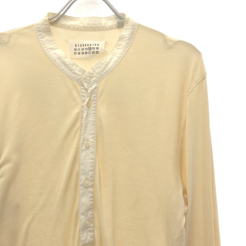 Martin Margiela / マルタンマルジェラ | 2008SS | ヘンリーネック Tシャツ_長袖 28 GC065 | 46 | メンズ