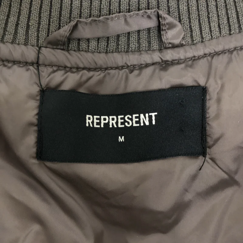 REPRESENT / リプレゼント | DOWN BOMBER JACKET / ダウン ボンバージャケット | M | メンズ
