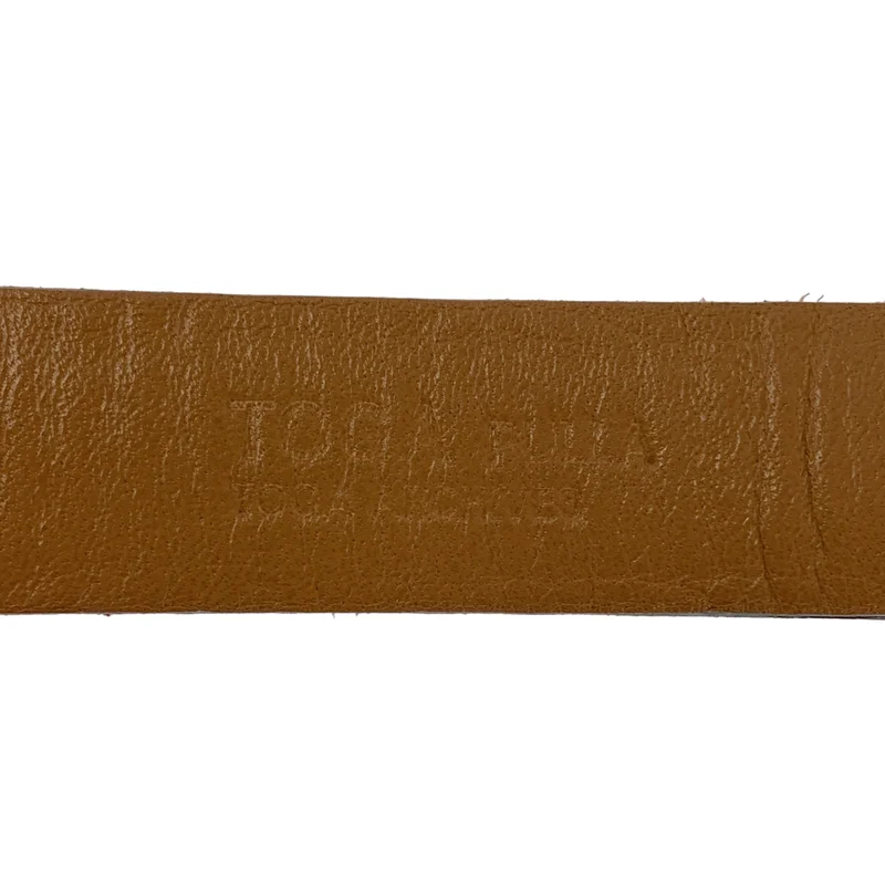 TOGA / トーガ | レザー Wバックル フロントチェーンベルト |