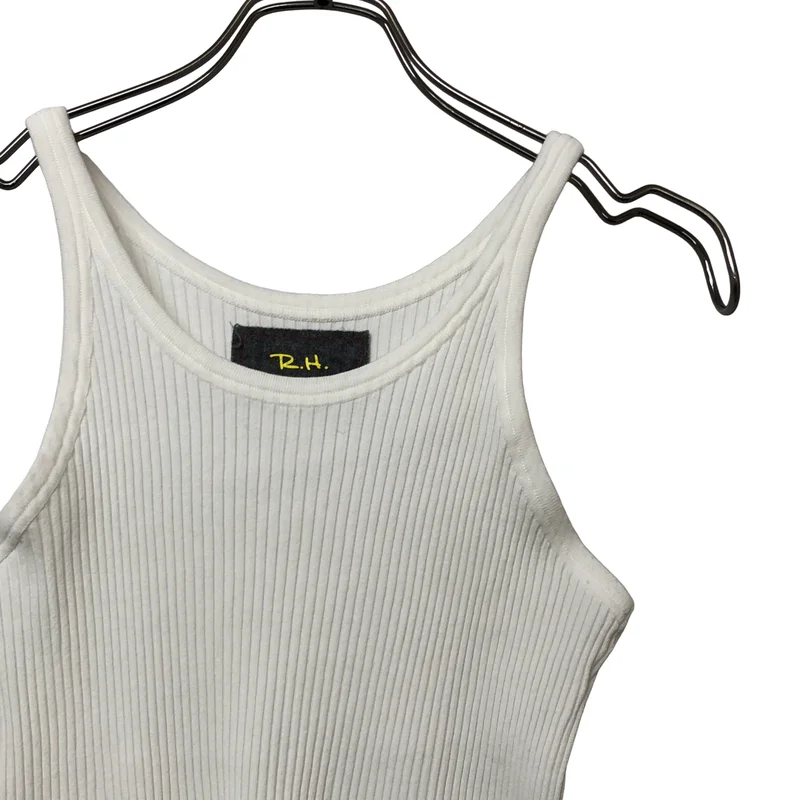 R.H.VINTAGE / ロンハーマンヴィンテージ | コットン リブ タンクトップ カットソー | XS | レディース