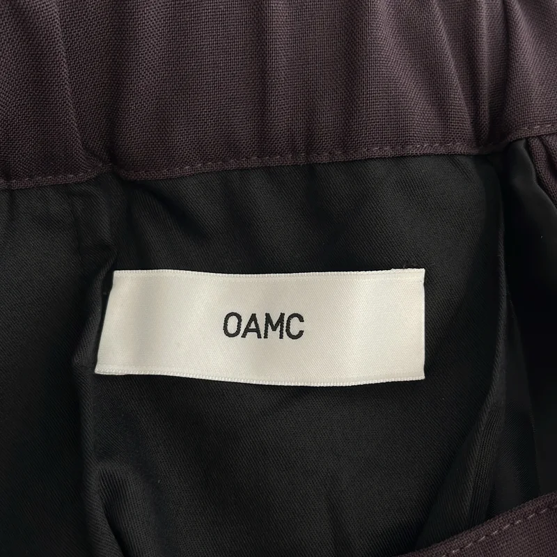 OAMC / オーエーエムシー | Regs Pant ウール ジップ ベルテッド パンツ | S | メンズ
