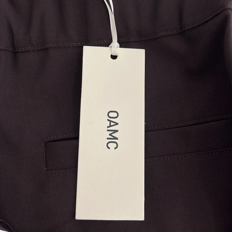OAMC / オーエーエムシー | Regs Pant ウール ジップ ベルテッド パンツ | S | メンズ
