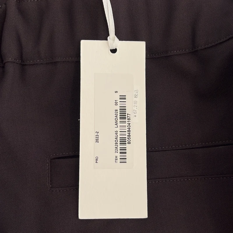 OAMC / オーエーエムシー | Regs Pant ウール ジップ ベルテッド パンツ | S | メンズ