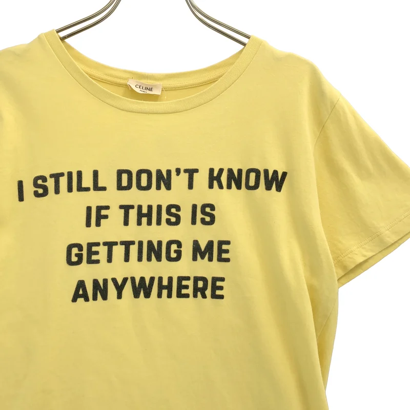CELINE / セリーヌ | 2020SS | × David Kramer / テキストプリント Tシャツ | M | メンズ
