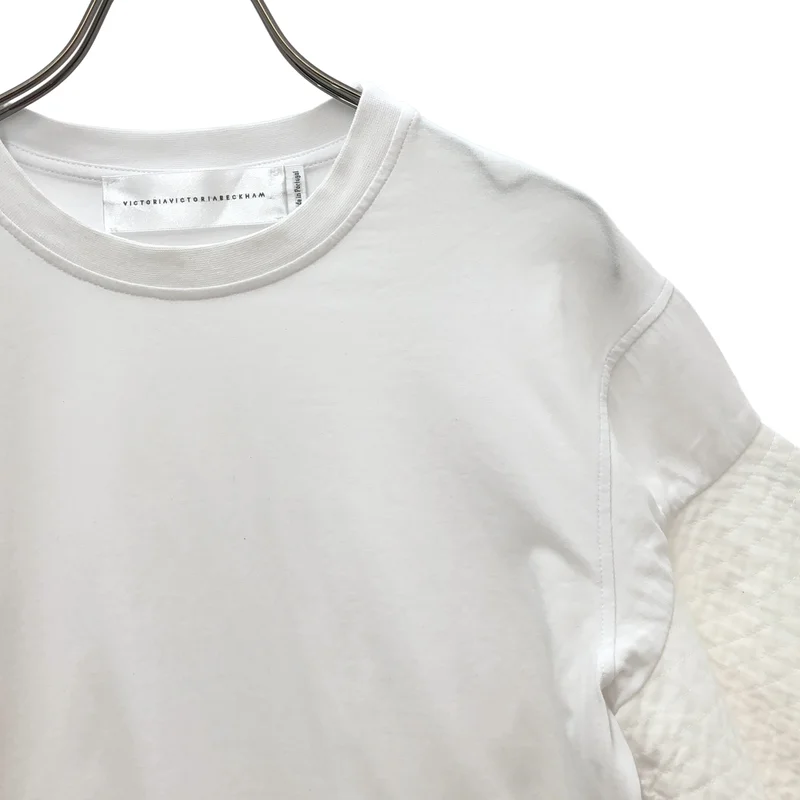 VICTORIA BECKHAM / ヴィクトリアベッカム | バケットスリーブ Tシャツ | XS | レディース
