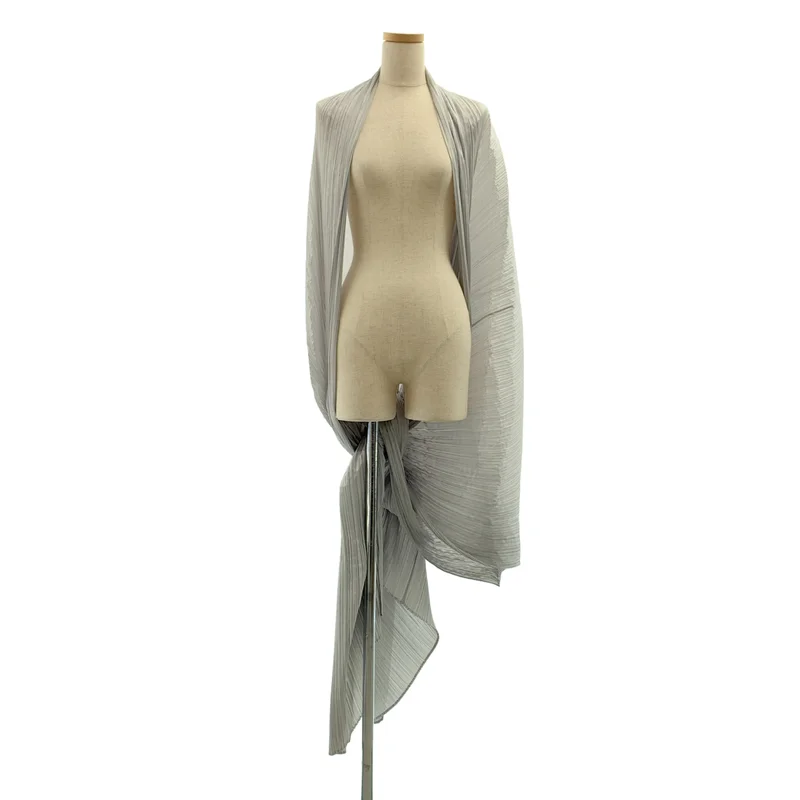 PLEATS PLEASE ISSEY MIYAKE / プリーツプリーズイッセイミヤケ | BASIC MADAME-T / 大判 ストール 羽織り |