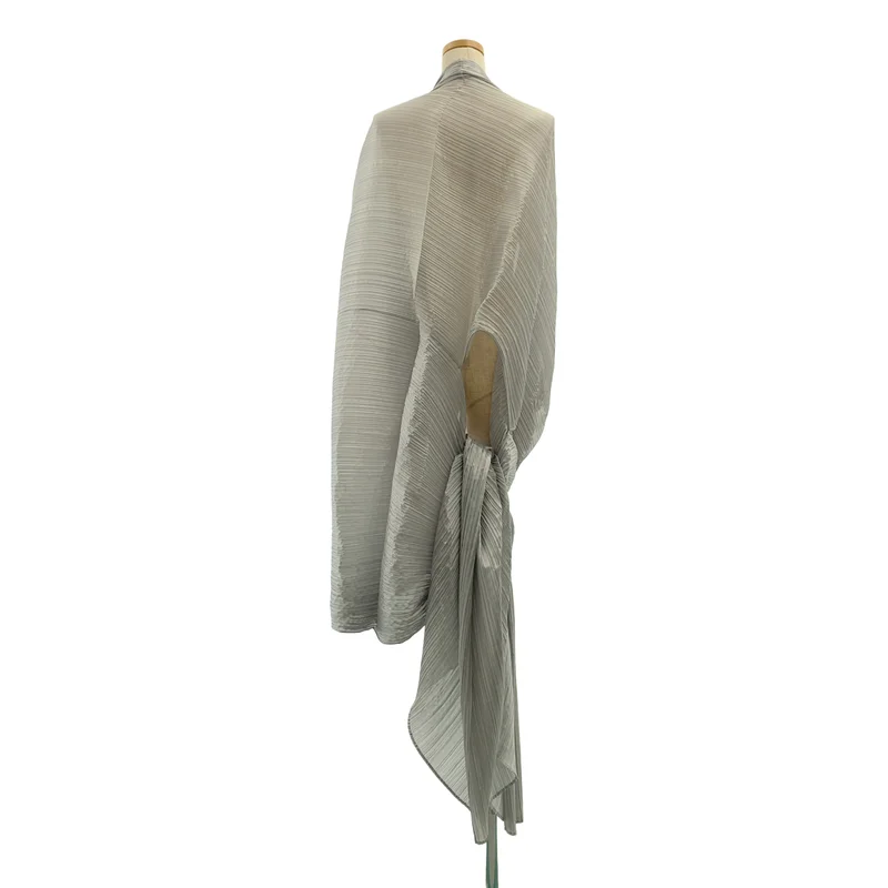 PLEATS PLEASE ISSEY MIYAKE / プリーツプリーズイッセイミヤケ | BASIC MADAME-T / 大判 ストール 羽織り |