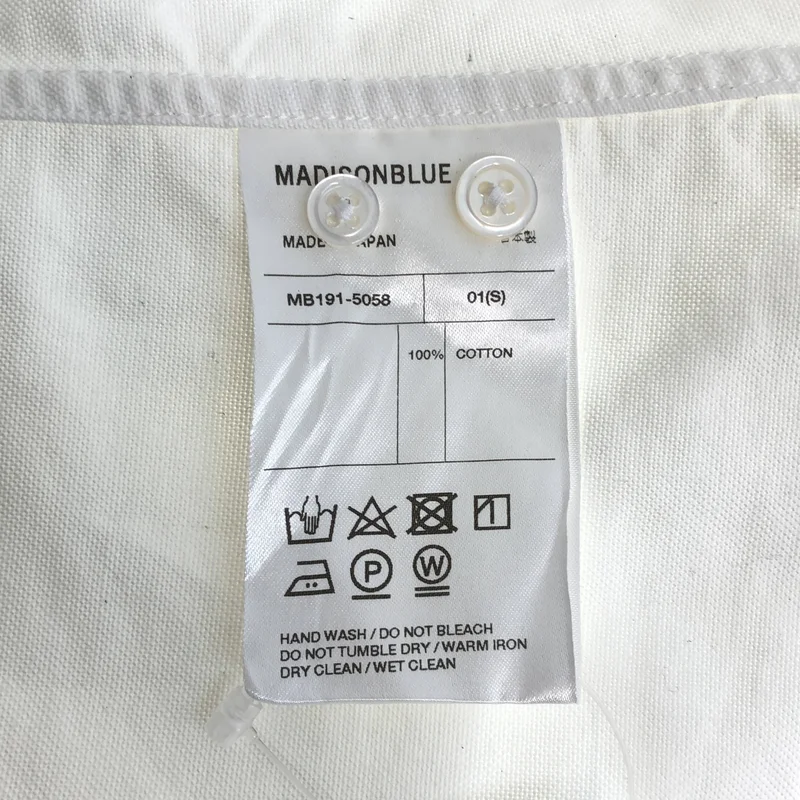 MADISON BLUE / マディソンブルー | オックスフォード メッセージシャツ MB191-5058 | S | レディース