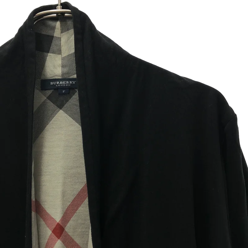 BURBERRY LONDON / バーバリーロンドン | ボタンレスカーディガン | F | レディース