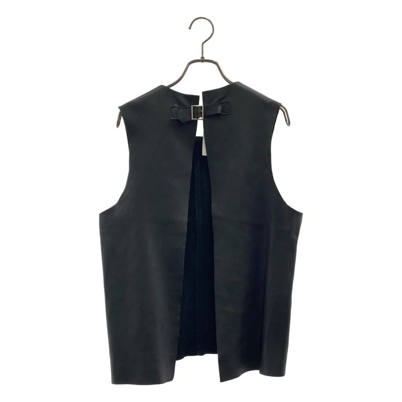 COMME des GARCONS HOMME PLUS / コムデギャルソンオムプリュス | 2014SS | バックストラップ レザーベスト | M | メンズ