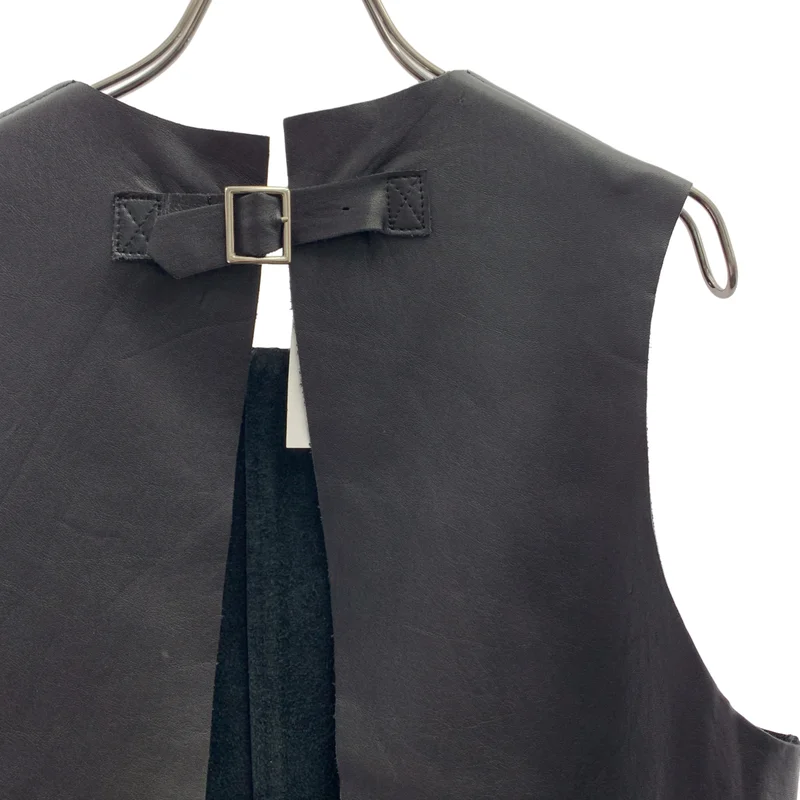 COMME des GARCONS HOMME PLUS / コムデギャルソンオムプリュス | 2014SS | バックストラップ レザーベスト | M | メンズ