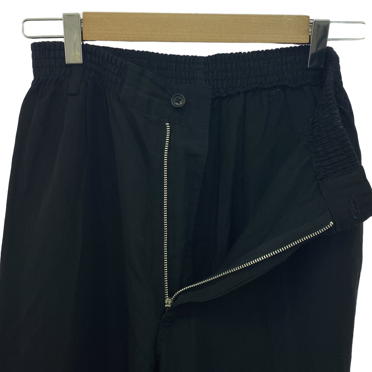 YOHJI YAMAMOTO POUR HOMME / ヨウジヤマモトプールオム | 1980s | 丸文字タグ ラミーレーヨン テーパードパンツ | S | メンズ